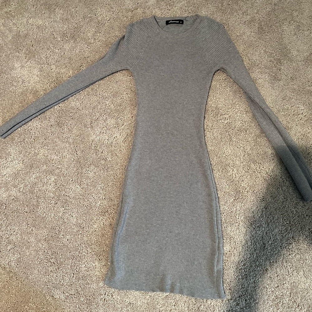 Long sleeve sweater dress